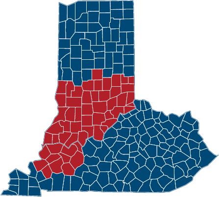 Service area map
