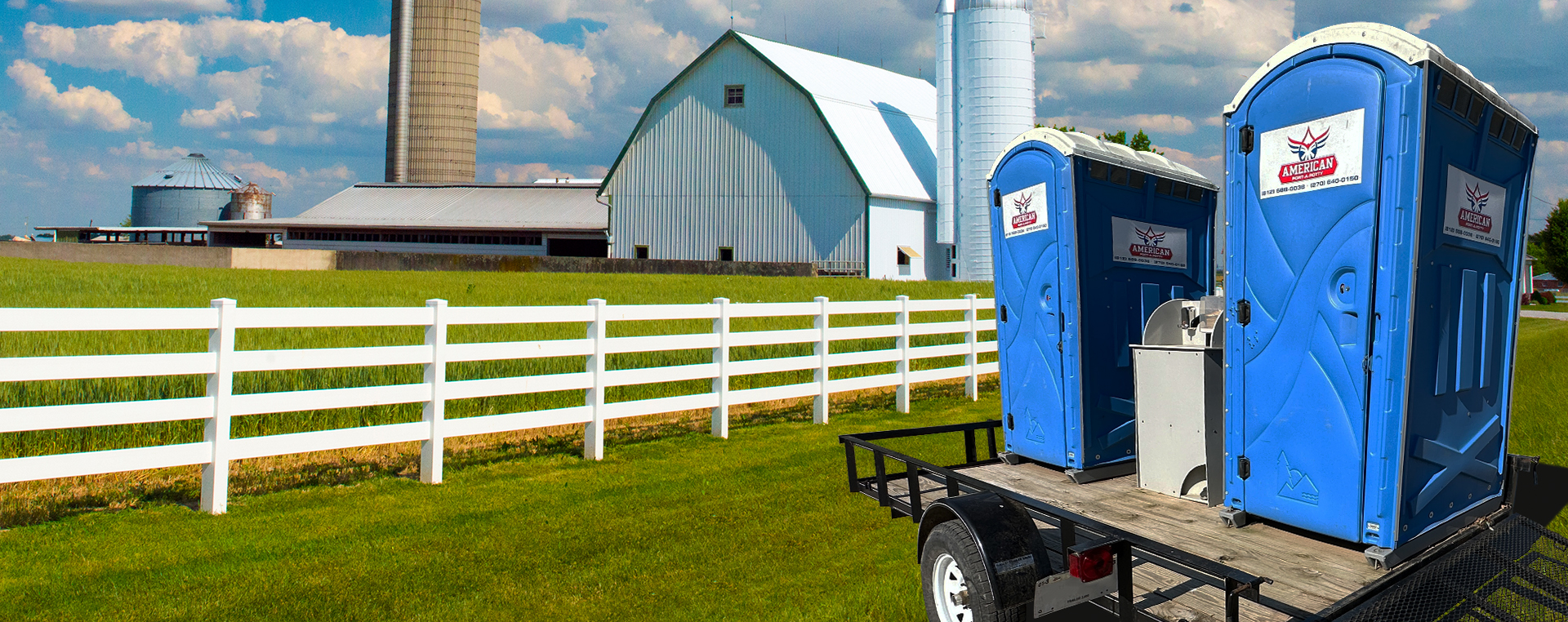 farming and agriculture field trailer rental wider view