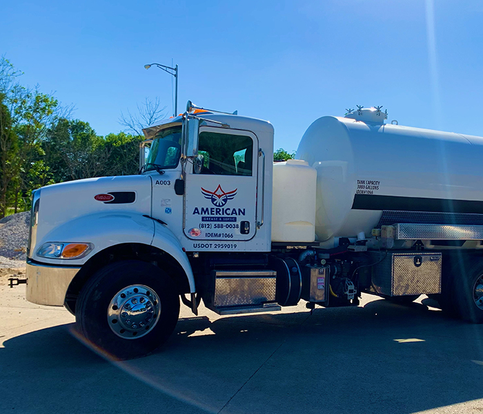 AGS grease solutions service truck